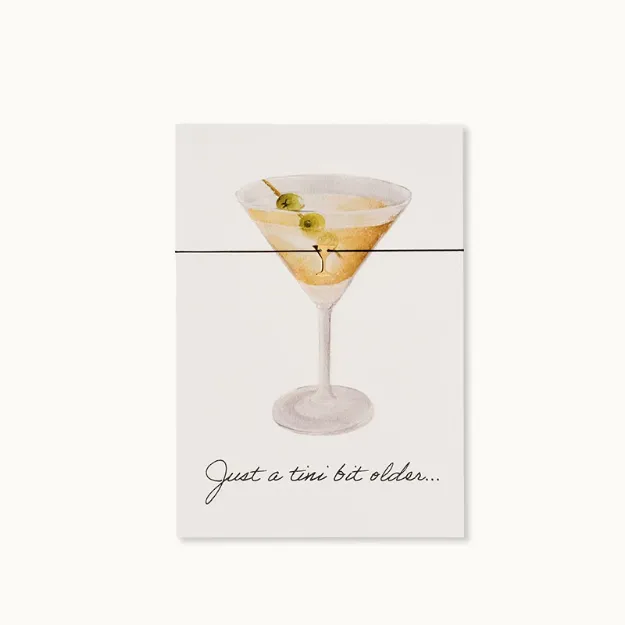 Bild von Armband-Karte: Martini Just a tiny bit older - by vivi.