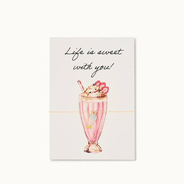 Bild von Armband-Karte: Milkshake - by vivi.