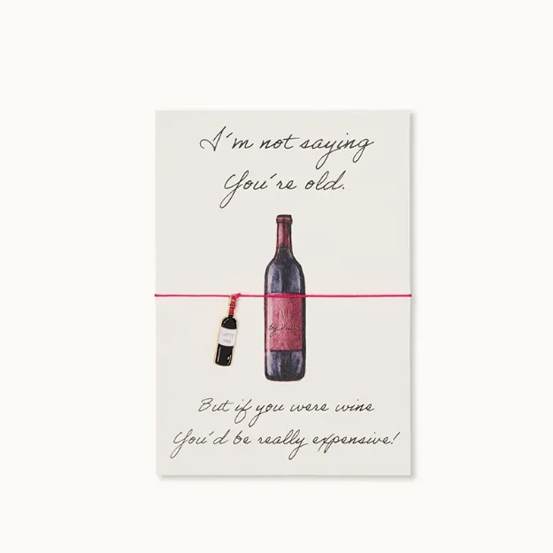 Bild von Armband-Karte: Red Wine - by vivi.