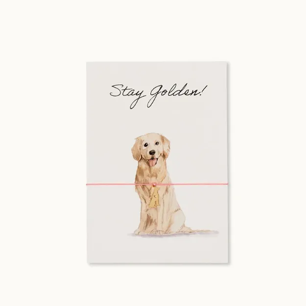 Bild von Armband-Karte: Stay golden - Goldie - by vivi.