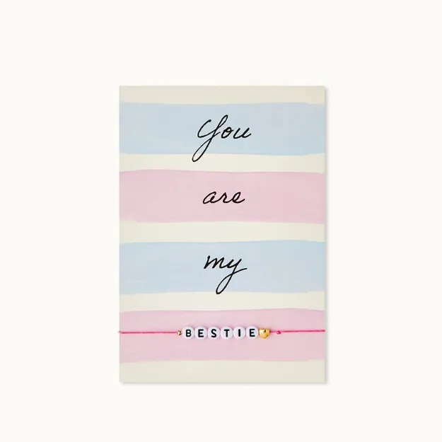Bild von Armband-Karte: You are my Bestie - by vivi.