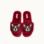 Bild von Brosche für Slipper: Französische Bulldogge - by vivi.