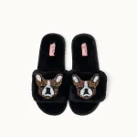 Bild von Brosche für Slipper: Französische Bulldogge - by vivi.