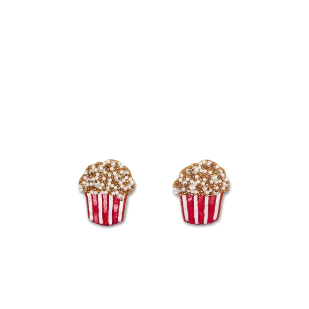 Bild von Brosche für Slipper: Popcorn - by vivi.