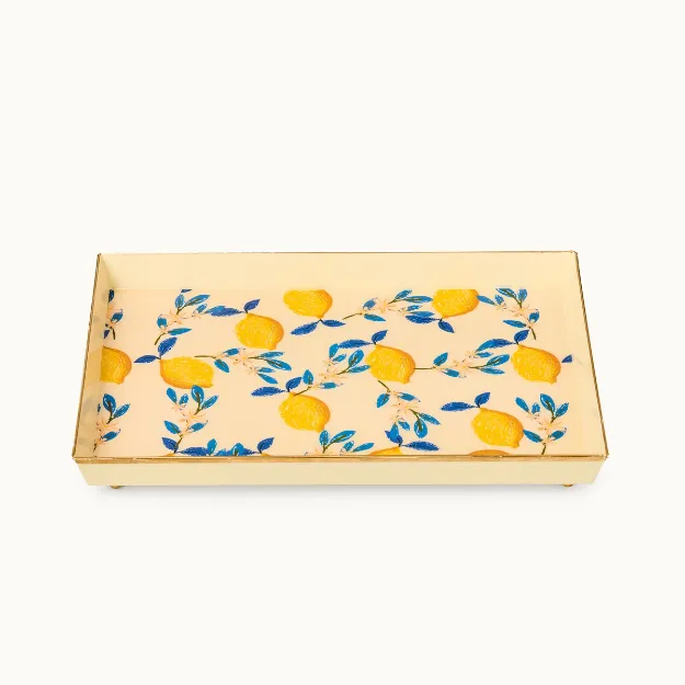 Bild von Deko Tablett Zitronen - by vivi.