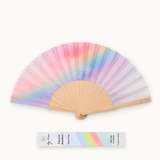 Bild von Fächer Einhorn Regenbogen - by vivi.