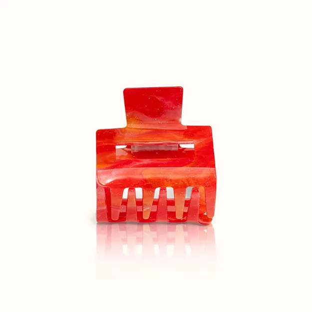 Bild von Haarklammer Square Fire - by vivi.