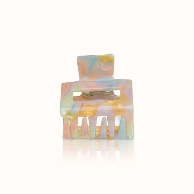 Bild von Haarklammer Square Pale Rainbow - by vivi.