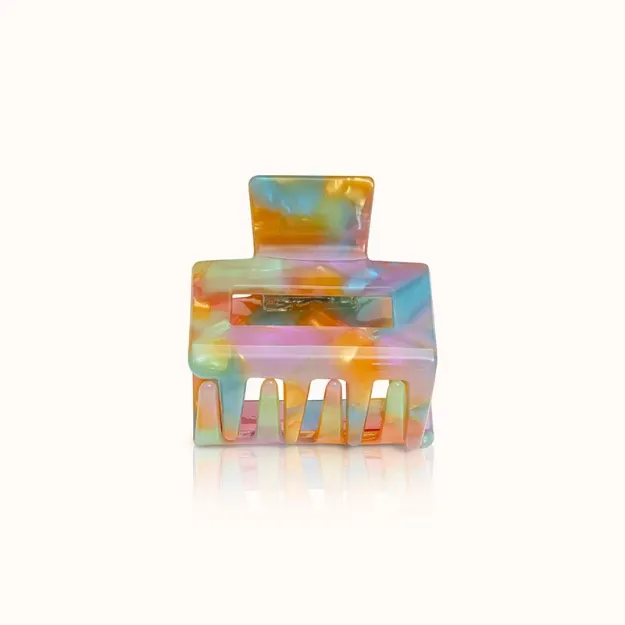 Bild von Haarklammer Square Rainbow - by vivi.