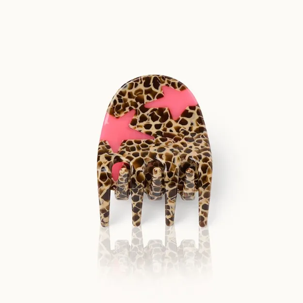 Bild von Haarklammer Star Pink Giraffe - by vivi.