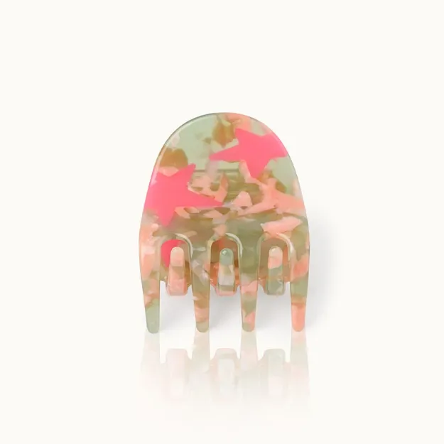 Bild von Haarklammer Star Pink Rose Garden - by vivi.