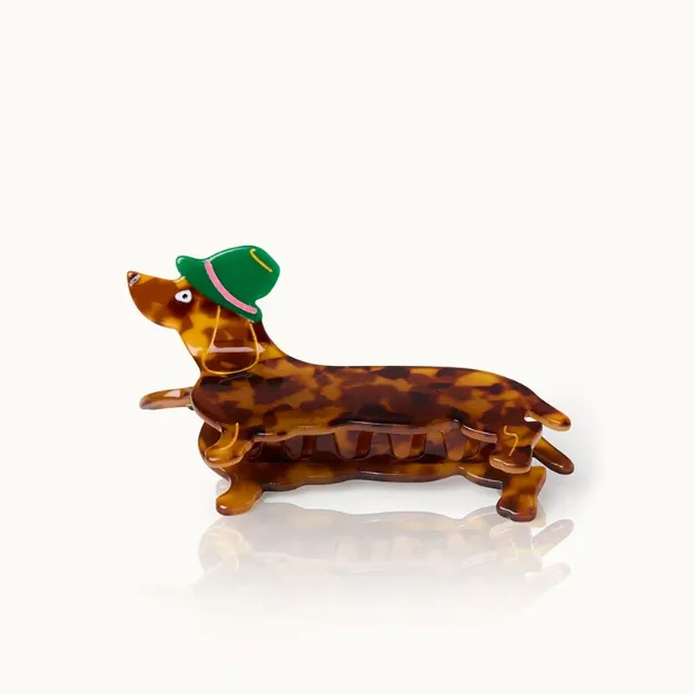 Bild von Haarklammer Bavarian Dachshund - by vivi.