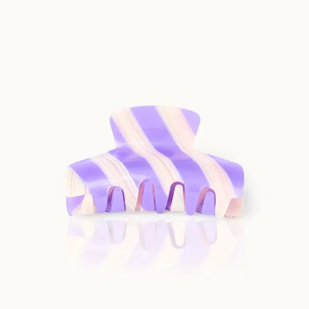 Bild von Haarklammer Stripes Purple Lines - by vivi.