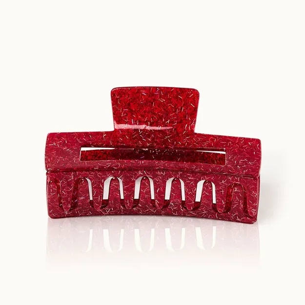Bild von Haarklammer XL Red Glitter - by vivi.