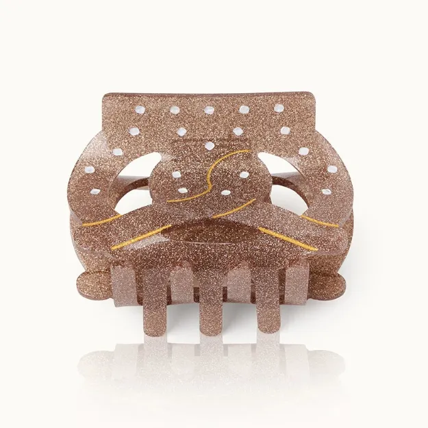 Bild von Haarklammer Breze Taupe Big - by vivi.