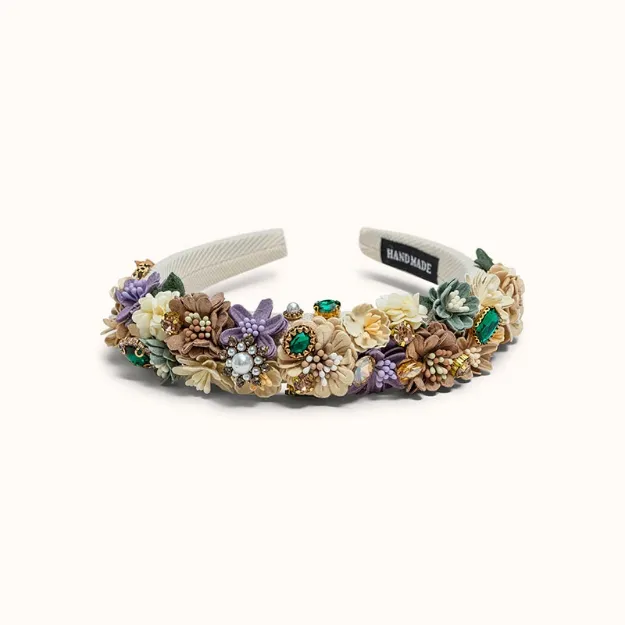 Bild von Haarreif Flower Cream - by vivi.