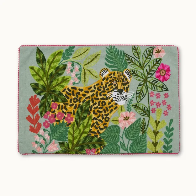 Bild von Kissenhülle Leopard - by vivi.