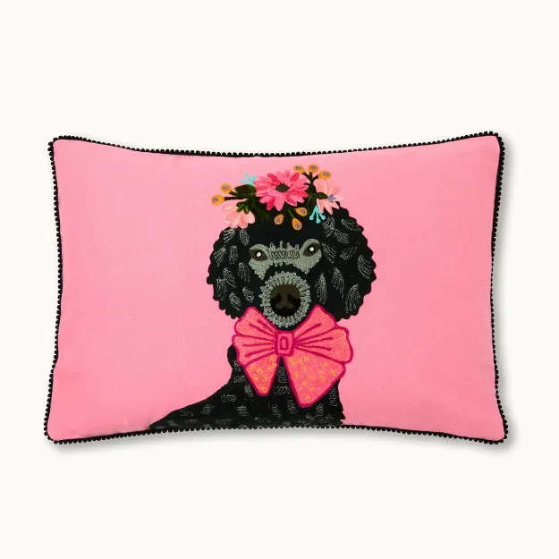 Bild von Kissenhülle Pudel Coco - by vivi.