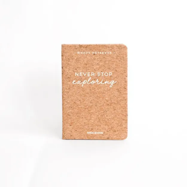 Bild von Woody Notebook Cork - A6 - Exploring