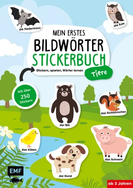 Bild von Mein erstes Bildwörter-Stickerbuch –Tiere