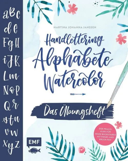 Bild von Janssen M: Handlettering AlphabeteWatercolor – Das Übungsheft