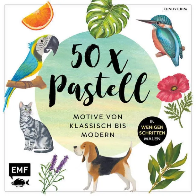 Bild von Kim E: 50 x Pastell – Motive vonklassisch bis modern