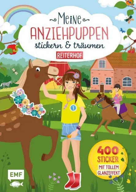 Bild von Meine Anziehpuppen – stickern & träumen:Reiterhof
