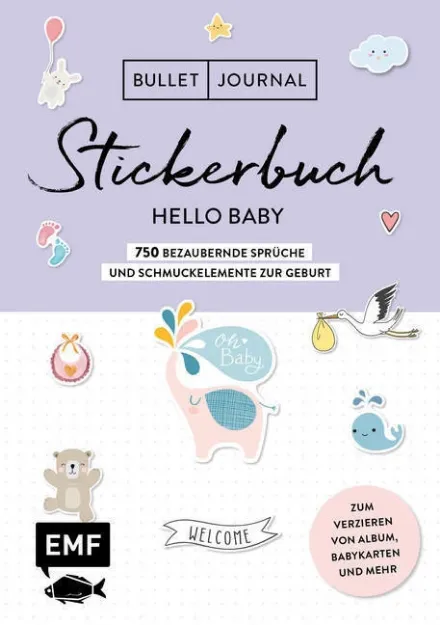 Bild von Edition Michael Fischer: Bullet Journal– Stickerbuch Hello Baby: 650 bezaubernd