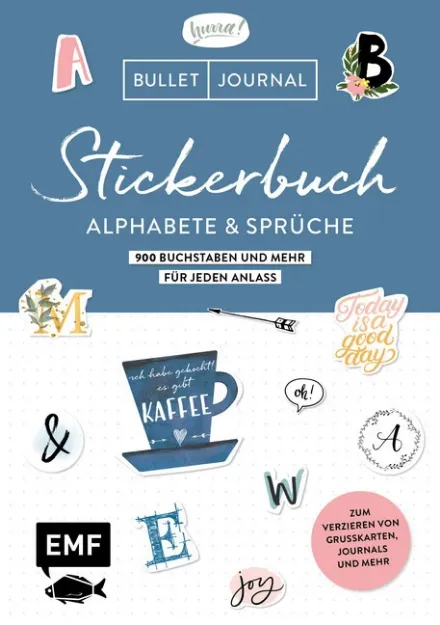 Bild von Edition Michael Fischer: Bullet Journal– Stickerbuch Alphabete und Sprüche: 100
