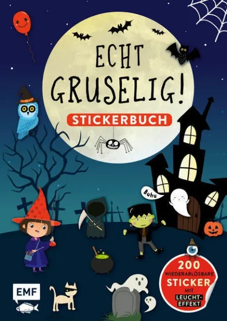 Bild von Echt gruselig! Das Stickerbuch: über 200Sticker – mit LEUCHT-Effekt