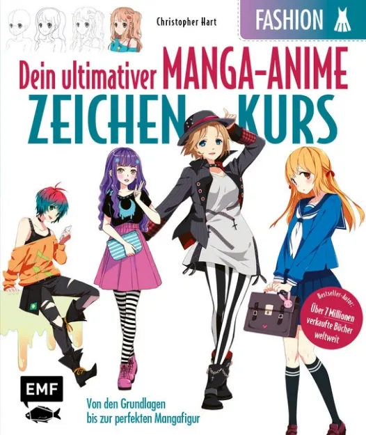 Bild von Hart C: Dein ultimativerManga-Anime-Zeichenkurs – Fashion – Sta