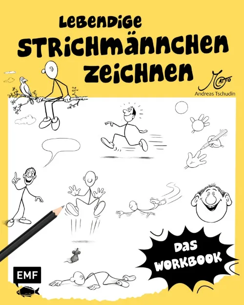 Bild von Tschudin A: Lebendige Strichmännchenzeichnen – Das Workbook