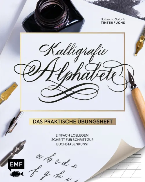 Bild von Safarik N: Kalligrafie Alphabete – Daspraktische Übungsheft