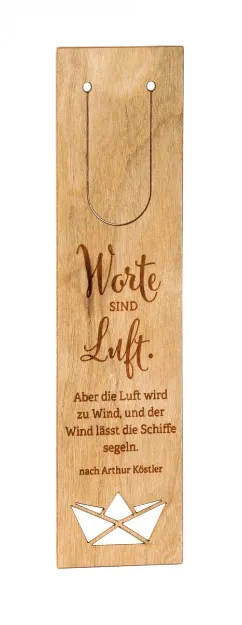 Bild von Worte sind Luft. Aber die Luft wird zuWind, und der Wind lässt die Schiffe se