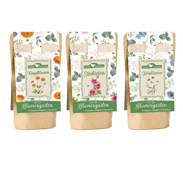 Bild von Brunnen Theken Holzdisplay. Blumengarten1