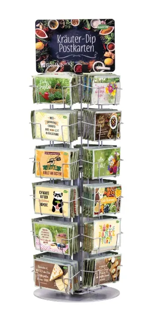 Bild von Brunnen Theken-Drehständer. KräuterDip-Karten 144 Karten