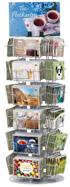 Bild von Brunnen Tischständer gefüllt. Teekarten144 Karten gem.