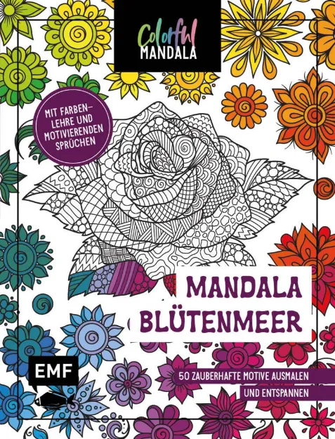 Bild von Colorful Mandala – Mandala – Blütenmeer
