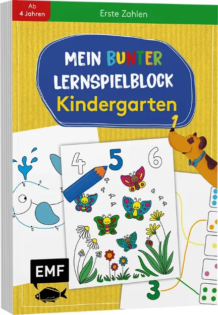 Bild von Mein bunter Lernspielblock –Kindergarten: Erste Zahlen