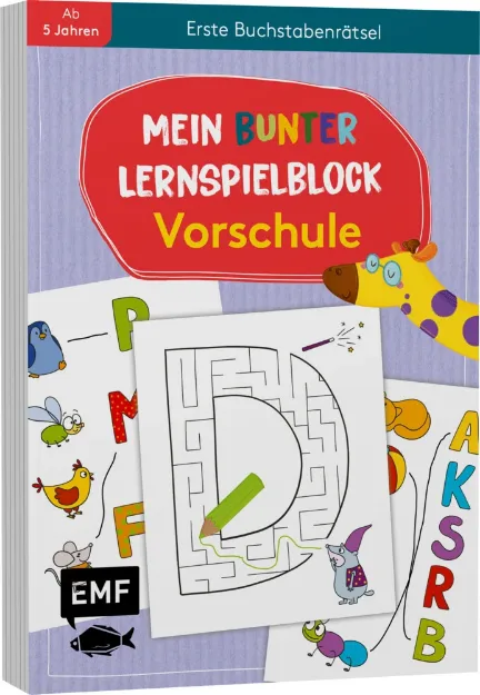Bild von Mein bunter Lernspielblock – Vorschule:Erste Buchstabenrätsel