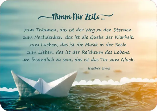 Bild von Nimm Dir Zeit zum Träumen, das ist derWeg zu den Sternen. Nimm Dir Zeit zum N