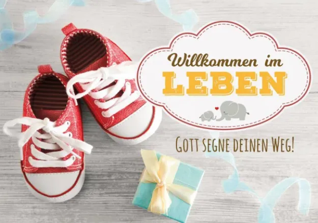 Bild von Willkommen im Leben - Gott segne DeinenWeg! 6 Ex.