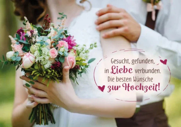 Bild von Gesucht, gefunden, in Liebe verbunden. 6Ex.