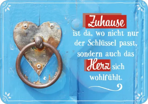 Bild von Zuhause ist da, wo nicht nur derSchlüssel passt, sondern auch das Herz