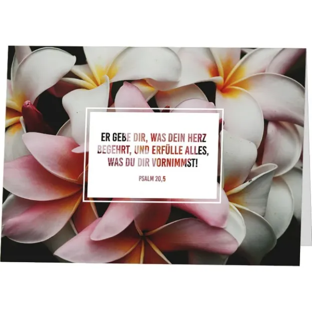 Bild von Brunnen Faltkarte Er gebe Dir, was DeinHerz begehrt 6 Ex.