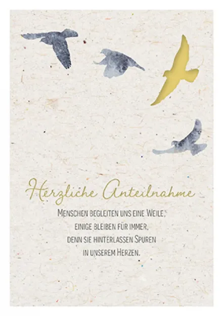 Bild von Faltkarte. Menschen 6 Ex.