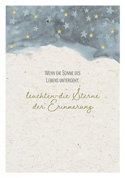 Bild von Faltkarte. Sonne 6 Ex.