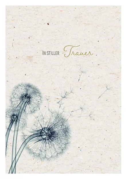 Bild von Faltkarte Trauer 6 Ex.