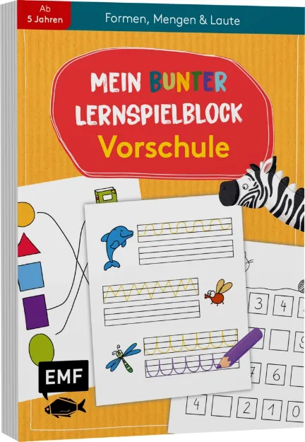 Bild von Mein bunter Lernspielblock – Vorschule:Formen, Mengen und Laute