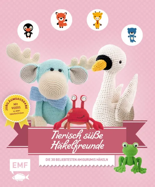 Bild von Tierisch süsse Häkelfreunde –Jubiläumsausgabe mit Videos zu allen Te